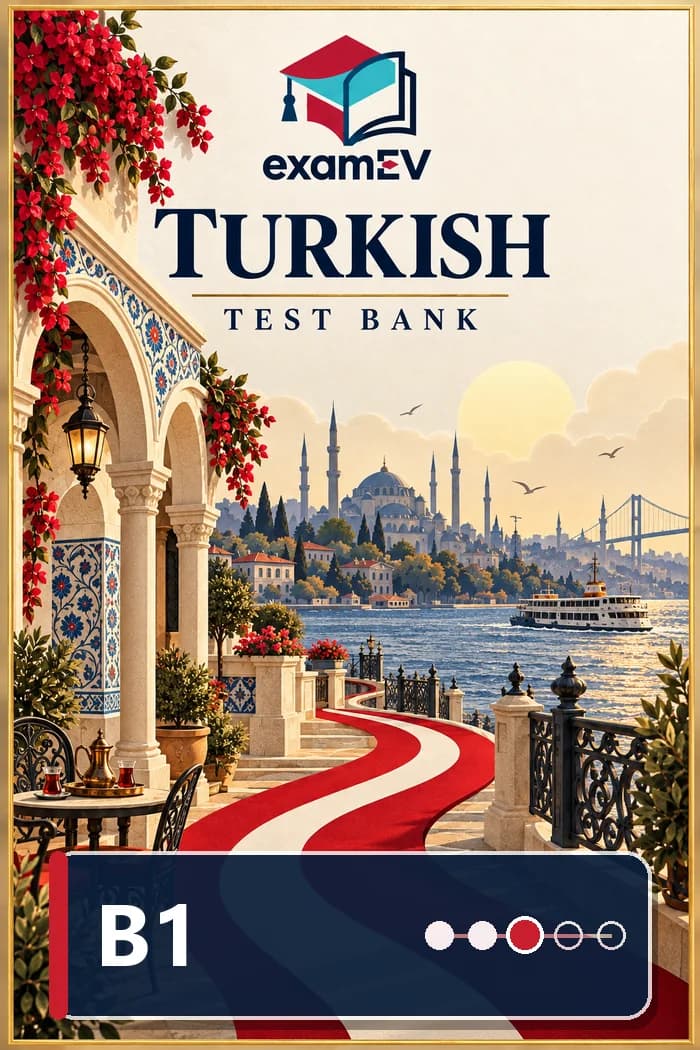 Türkçe B1 · Grammar and reading cover