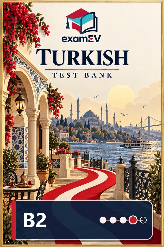 Türkçe B2 · Advanced grammar and paragraphs cover